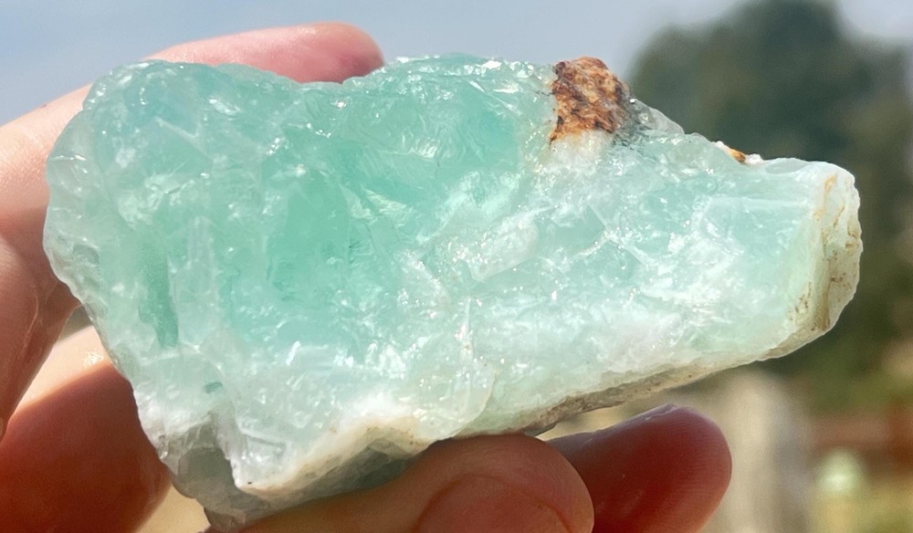 1612cts Natural Green Brazilian Fluorite Rough Crystal Specimen