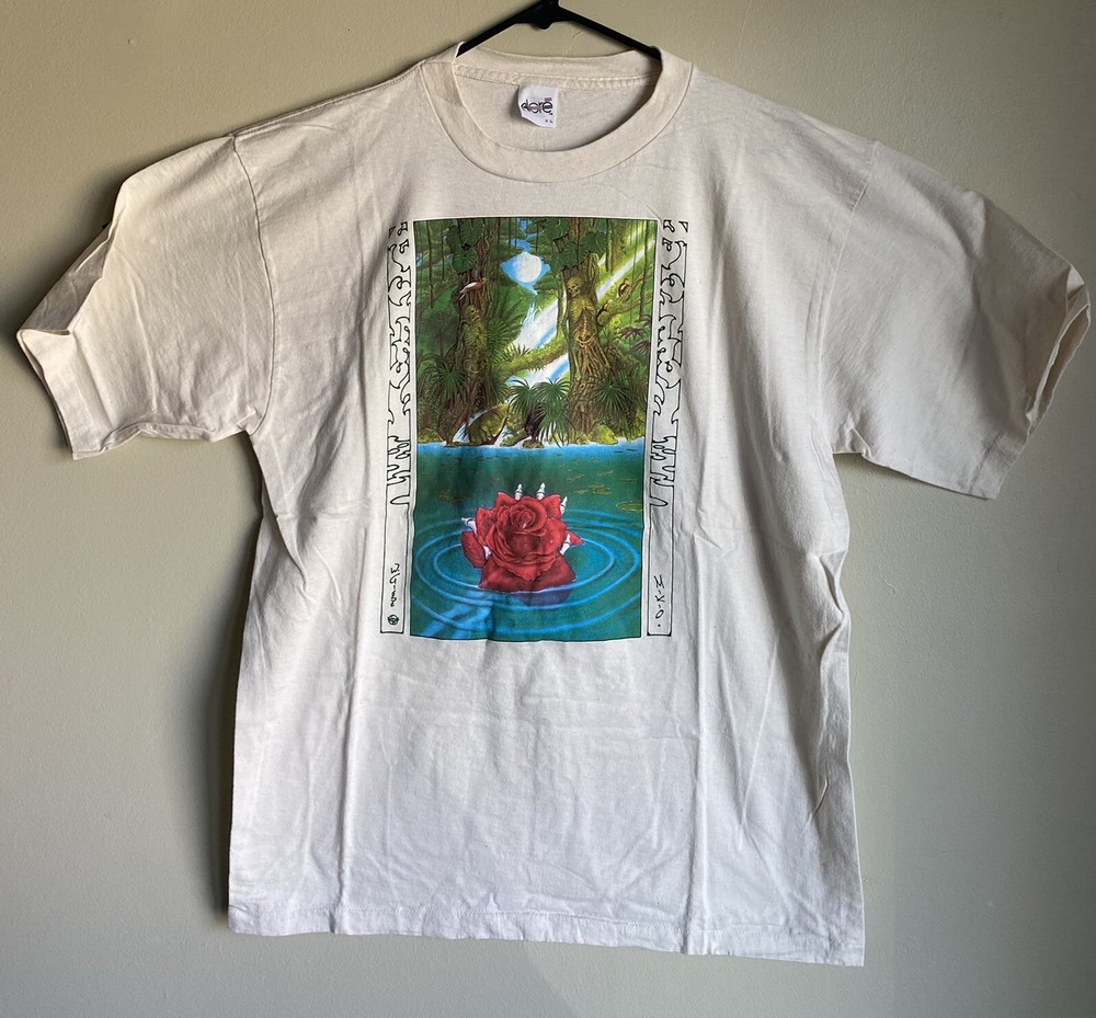 Rare Grateful Dead 1991 Shirt XL Giese & Mikio Deadaction Art Vintage