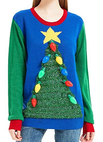 G&J Online Womens Christmas Sweater Reindeer Santa Fair Isle Snowflake