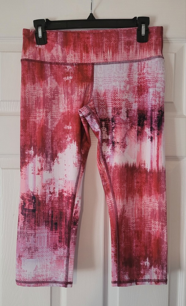 Alo Yoga High Waist Leggings for Women Size Medium in Red Pink White
