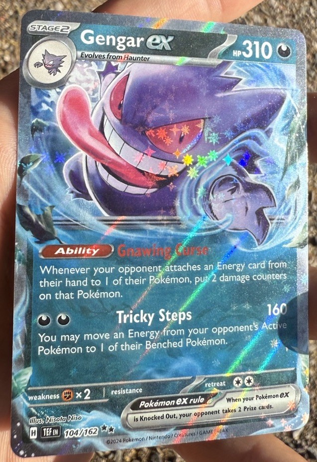 Gengar ex 104/162 Sv05 Temporal Forces Holo MINT Condition