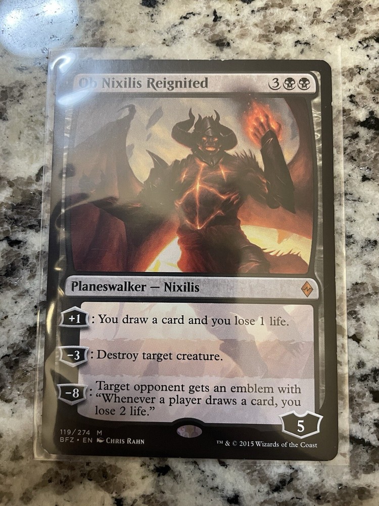 MTG - Ob Nixilis Reignited Battle for Zendikar #119/274 REGULAR MYTHIC NM
