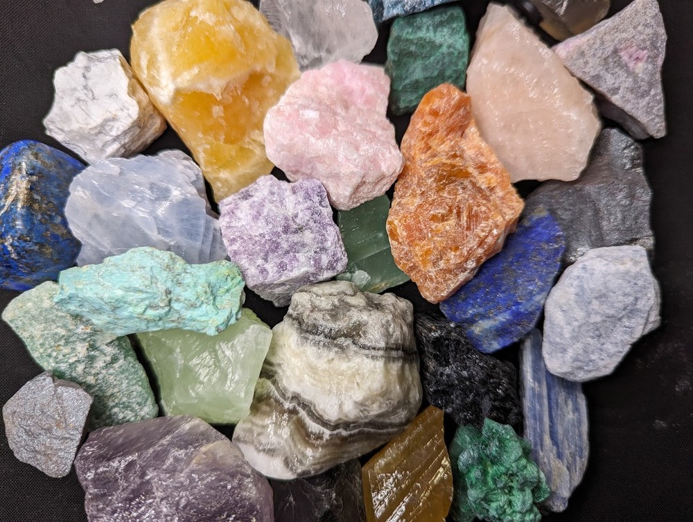 Natural Raw Crystals Minerals Gemstones Assorted Mix Surprise