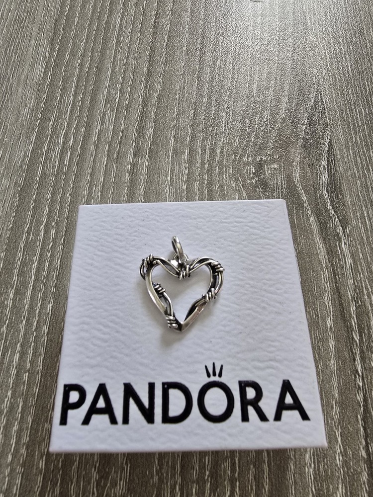 Pandora Wire Heart Medallion Charm