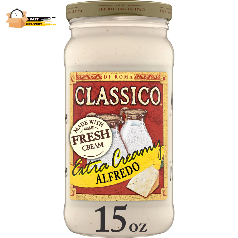 Extra Creamy Alfredo Pasta Sauce, 15 Oz Jar