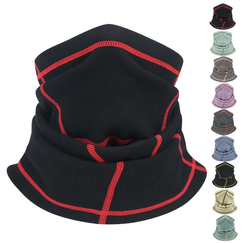 Fleece Bandana Face Cover Headwear Head Neck Gaiter Snood Warmer Tube Scarf Wrap