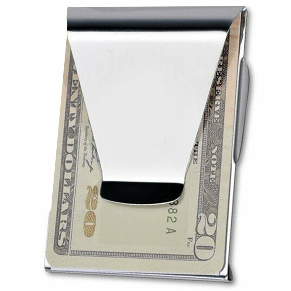 Double Sided Slim Money Clip Wallet for Credit Cards and Cash 24-3-image