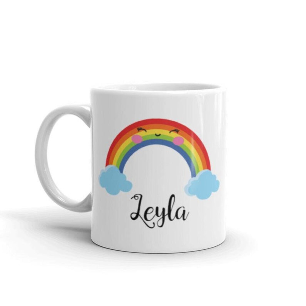 Rainbow Mug Kids Name Mug Children Mug Custom Mug For Kids Personalized Name Mug