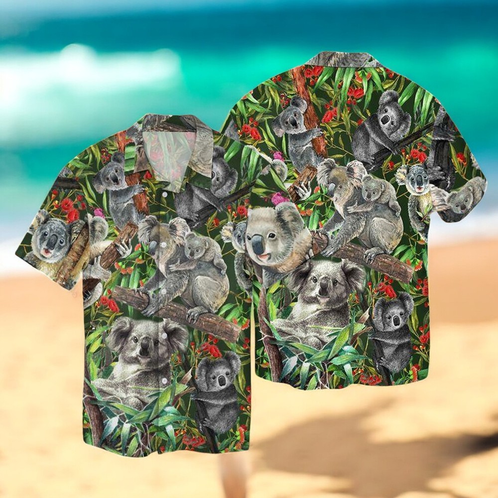 Cool Koala Hawaiian Shirt for Men - US Size Summer Fashion New Arrival