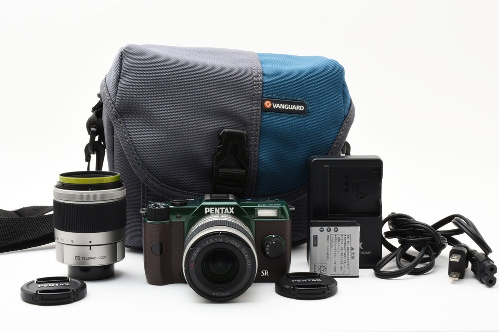 PENTAX Q10 Digital Camera [ 3583 shots ] & 2 Lenses Set (02 06) From JAPAN #2372