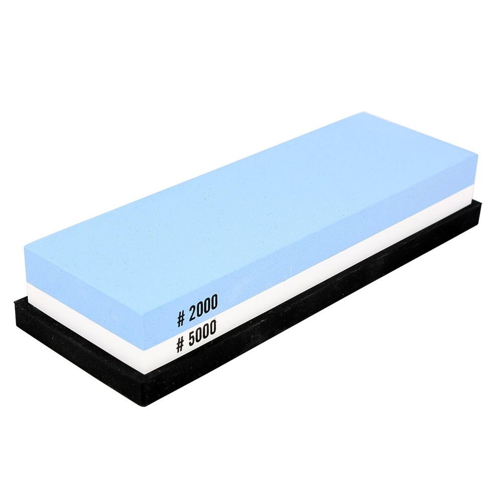 Double-Sided Whetstone Sharpener 2000/5000 Grit Waterstone for Razors & Knives-image