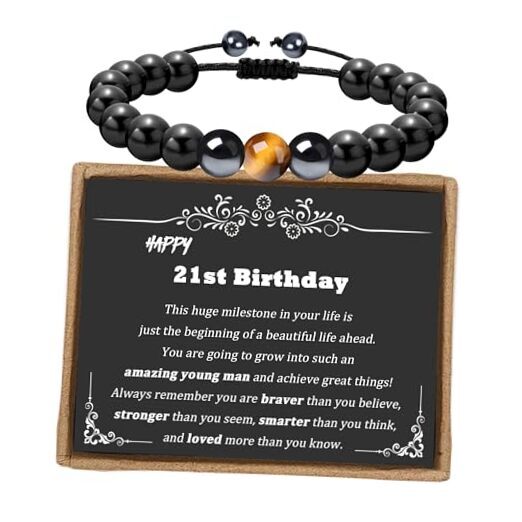 Happy 21St Birthday Gifts For Him, Adjustable Triple Protection 21st Bday