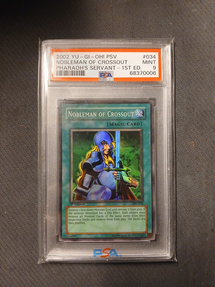 Nobleman of Crossout PSV-034 1st Edition Pharaoh's Servant 2002 Mint PSA 9