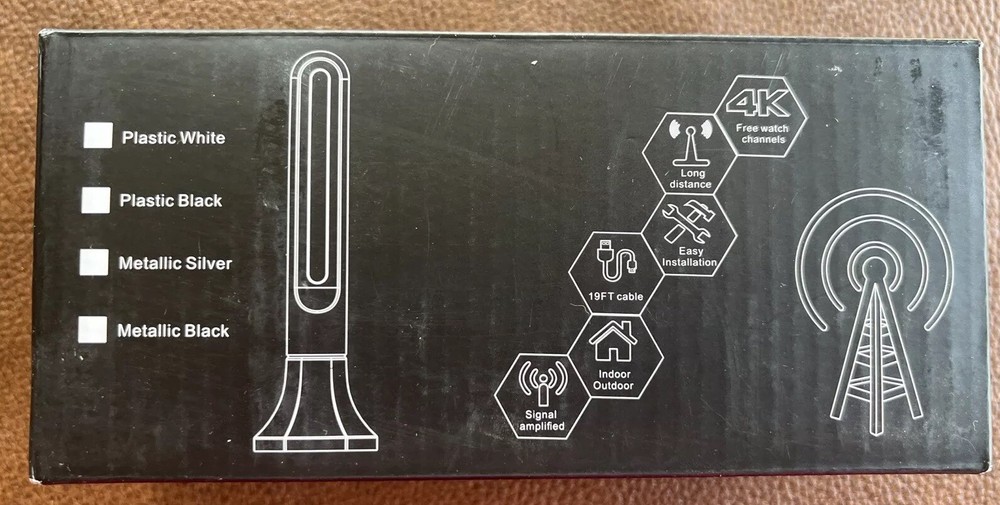 Portable HDTV Antenna Small Indoor / Outdoor Antenna for HDTV & Non-digital TV