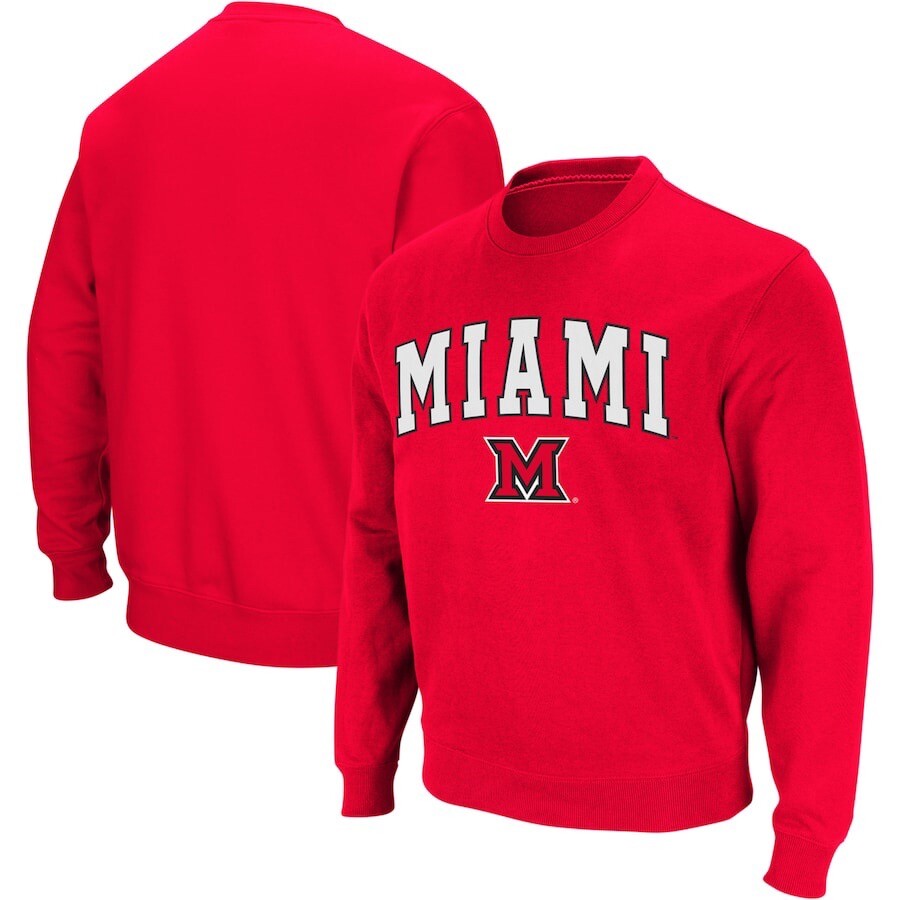 NCAA Miami (Ohio) University RedHawks Red College Sweatshirt Men’s Size 3XL