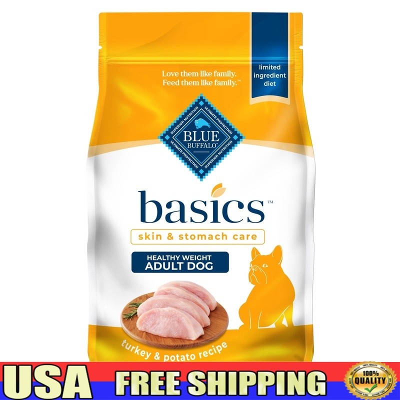 Healthy Weight Dog Food Turkey Potato Recipe Digestion Skin Care Kibble 4lb New