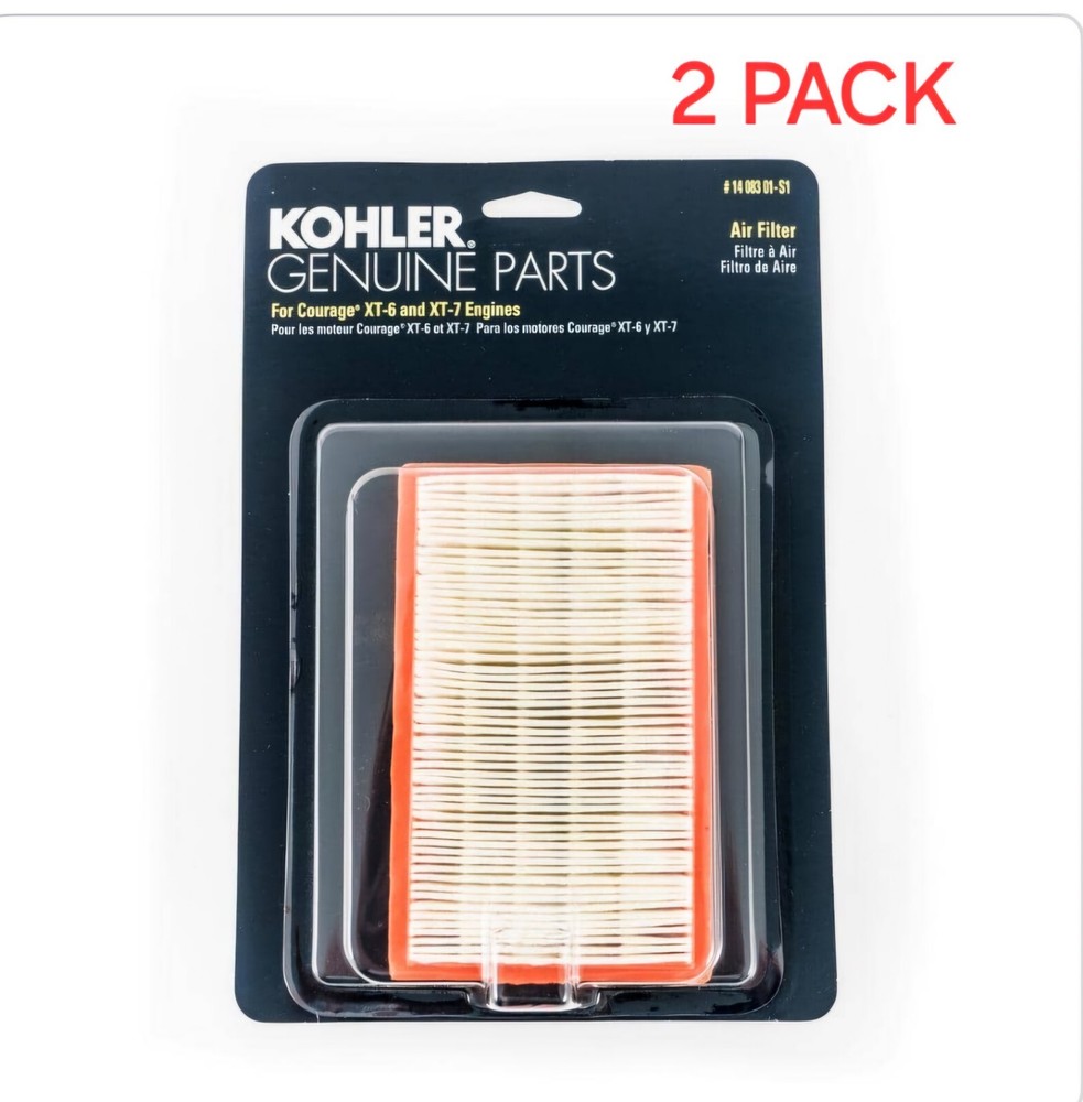 Kohler 14-083-01-S1 Air Filter Compatible with XT6 XT7 XT149 XT173 XT675 Engines