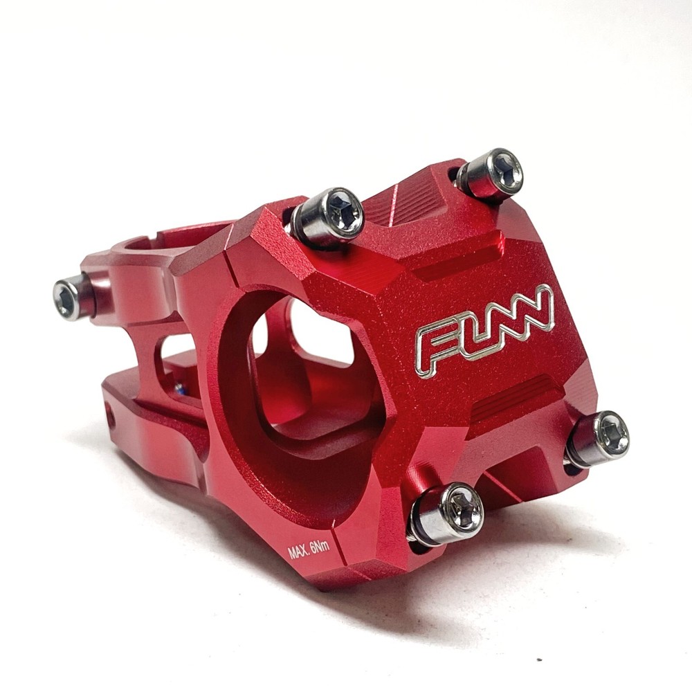 Funn Strippa EVO MTB Stem, Bar Clamp 35mm (Length 45mm, Red)- Clearance Sale-image