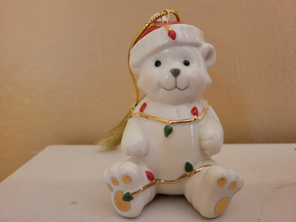 Lenox Polar Bear Cub Christmas Ornament - 856361