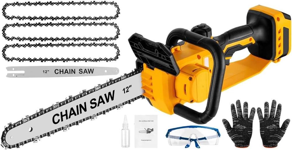 Cordless Mini Chainsaw for Dewalt 20V Battery - Tool Only