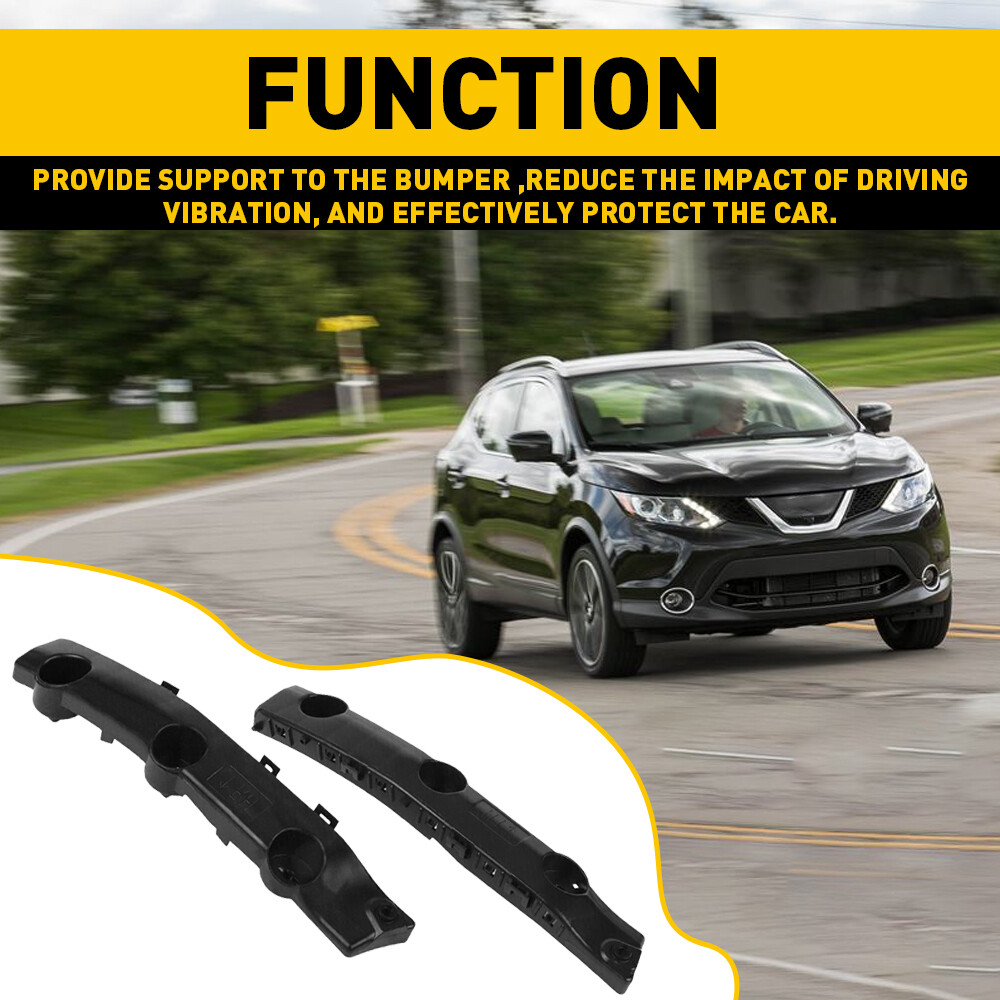2014-2019 Nissan Rogue Front Bumper Bracket Mount Support Pair Left & Right