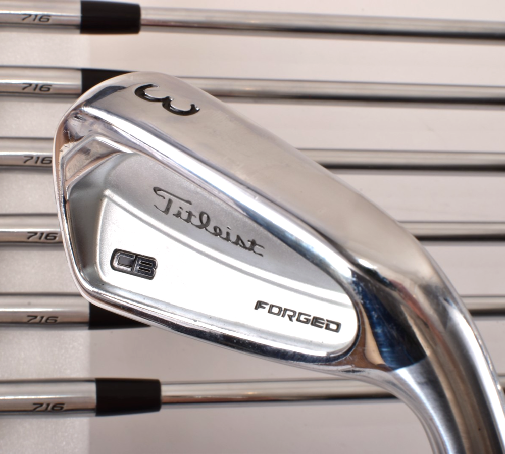 Titleist CB 716 Forged 3-Pw 8pcs RH Golf Club Iron NSPRO 950GH S Stiff Flex JDM