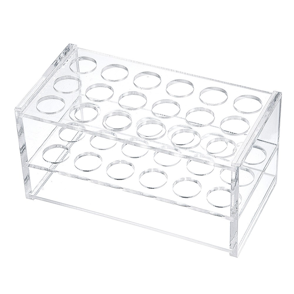 Tube Rack Acrylic Test Tube Rack Holder for 10ml 25ml 50ml 100ml 40-Sockets