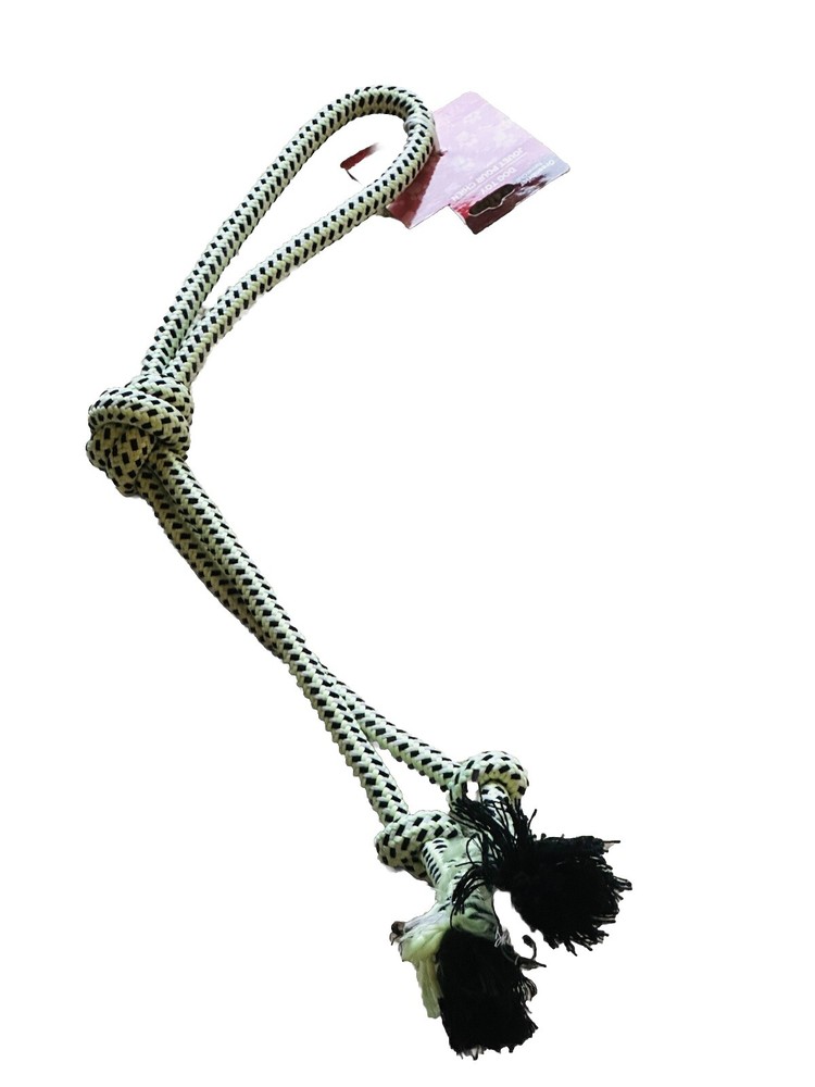 Greenbriar Kennel Club Dog Rope Toy Multicolored Interactive Heavy Duty Long