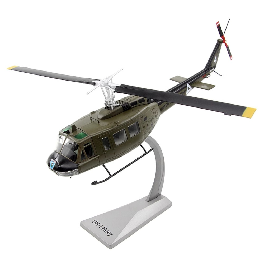 29cm Diecast Alloy 1/48 Scale USA UH-1 Huey Helicopter Aircraft Model Souvenir