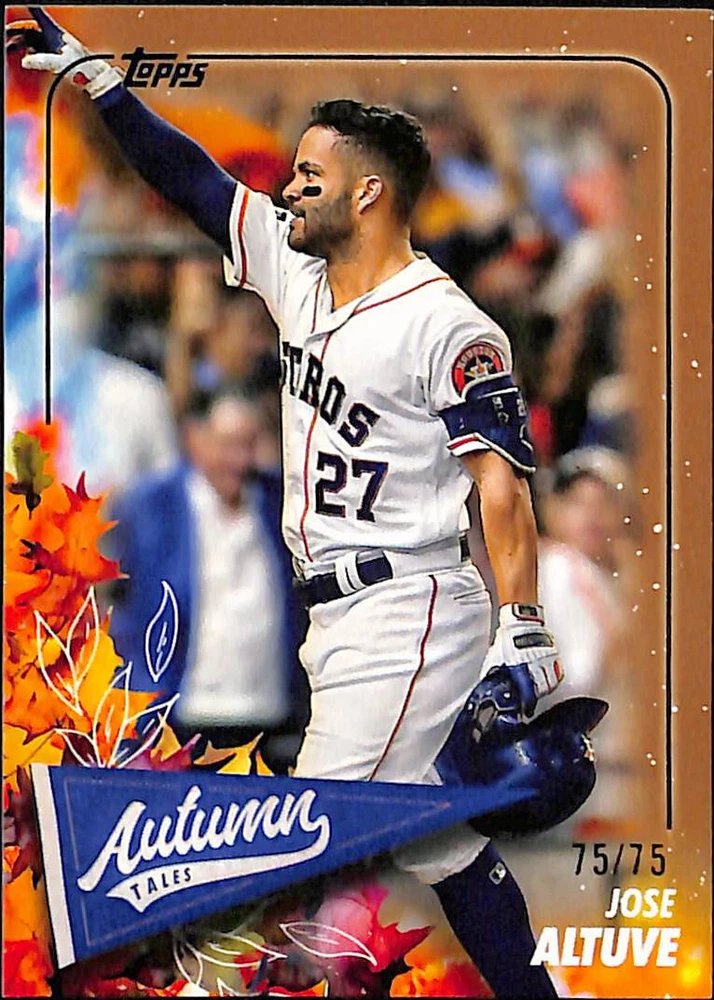 2024 Topps Update Series - Autumn Tales Gold #AT-45 Jose Altuve /75