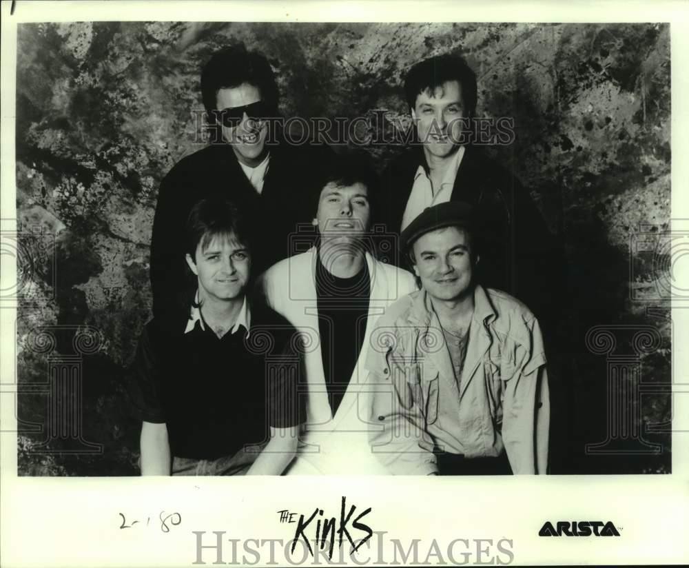 1980 Press Photo Members of The Kinks, music group - lrp14356