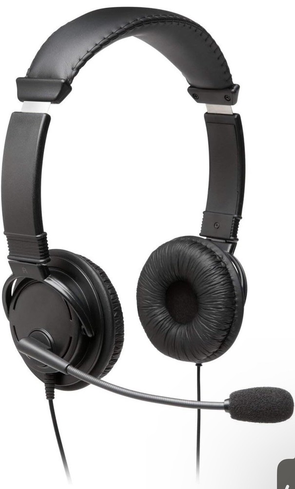 Kensington K97603WW Hi-Fi Headphones with Mic Black Universal 3.5mm Jack
