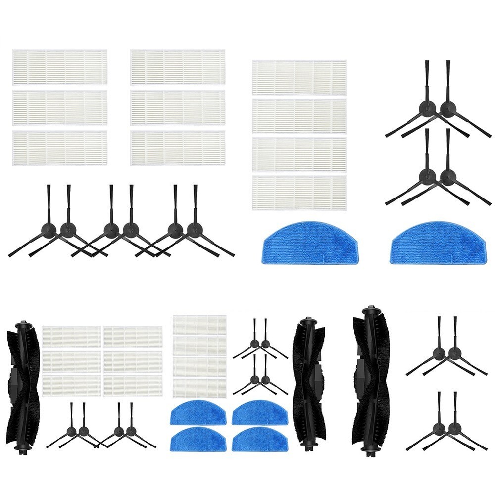 For Tikom Pro/Honitur Vacuum Accessories Roller Side Brush Filter Kit Reliable