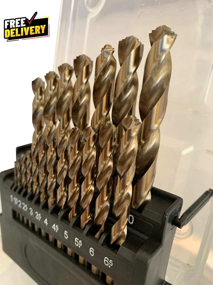 Metric M42 8% Cobalt Twist Drill Bits Set for Stainless Steel and Hard Metal...