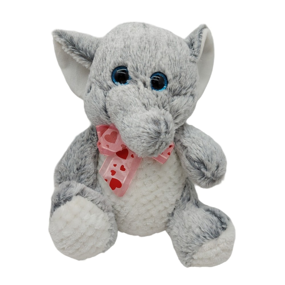 Peluche acolchado Best Made Toys Kiss Pink Heart Elephant 10