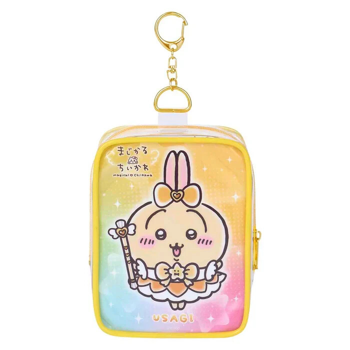 Chiikawa market original Super Magical mascot Clear pouch usagi