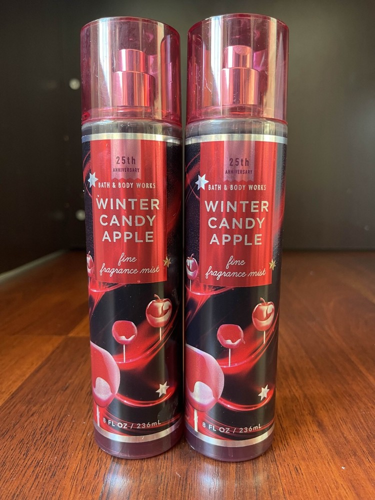 Bath & Body Works Winter Candy Apple Body Mist 8oz 2-Pack