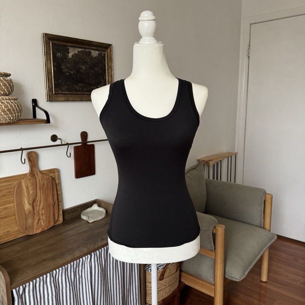 Lululemon Align Black Racerback Tank Top Waist Length Size XS  Women’s