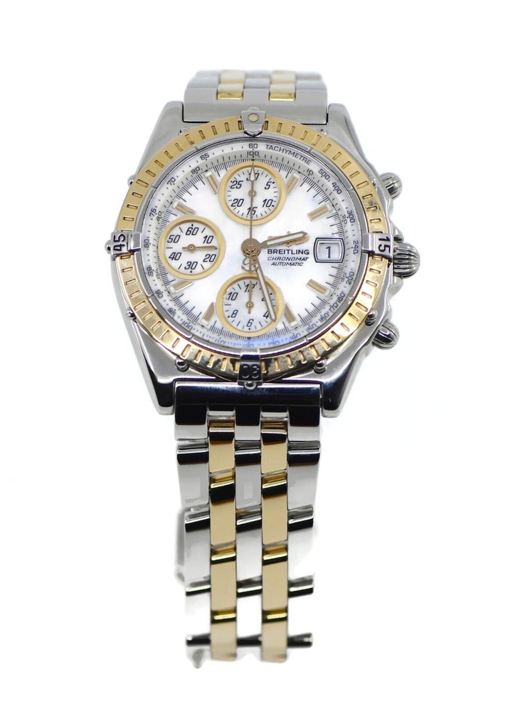 Breitling Chronomat 18K Gold and Stainless Steel Men's Watch D13350