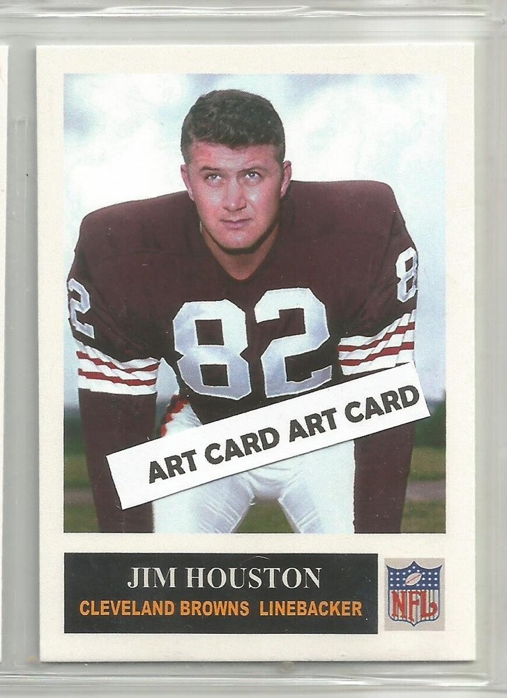 Jim Houston Cleveland Browns 2022 Football  Art Card