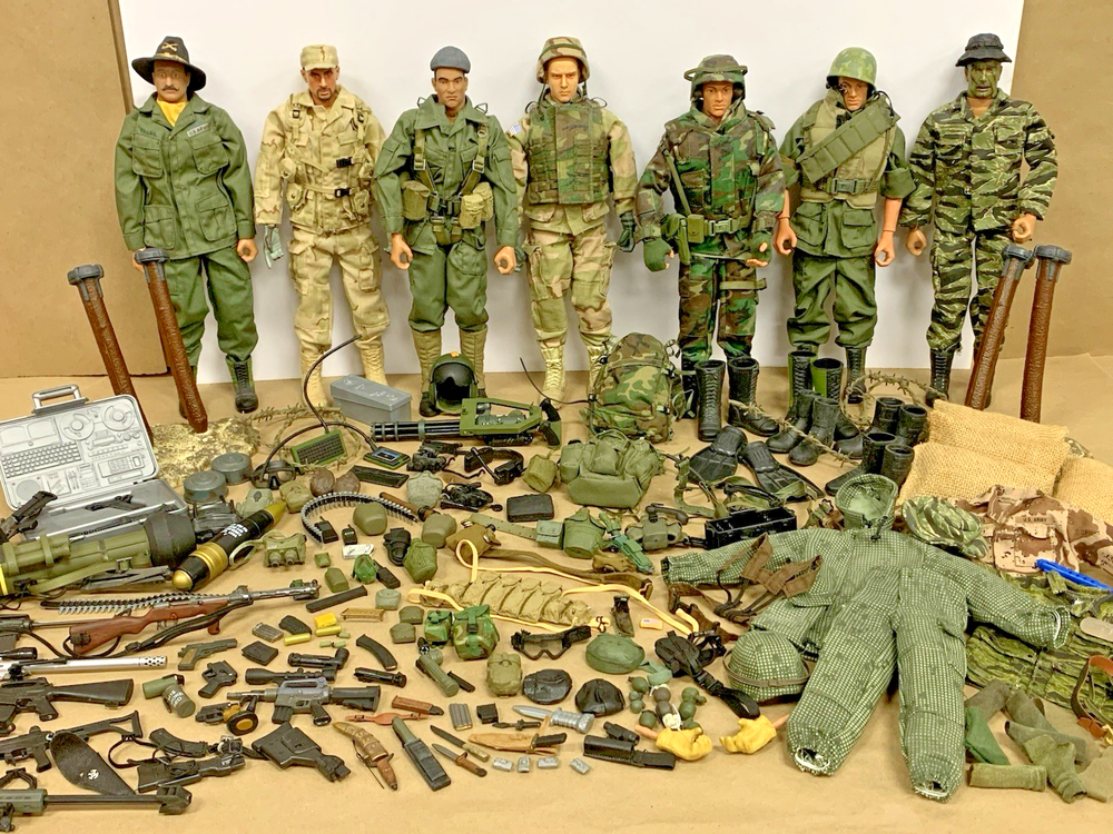 Huge Lot 21st Century BBi Dragon Military Figure Weapons Accessories Clothing