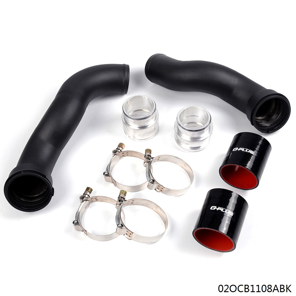 Fit For BENZ W212 E200 E250 Aluminum Intake Turbo Air Charge Hose Cooling Kit