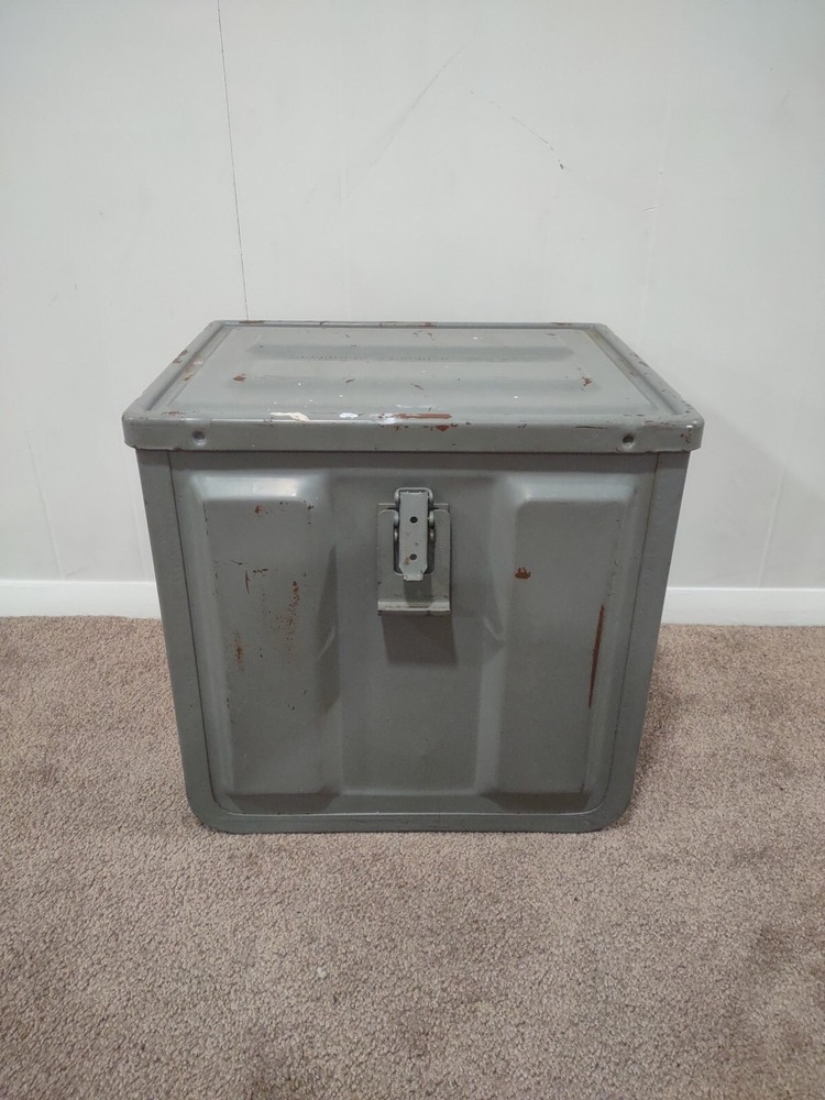 Ammo Can Storage Military Ammunition MK2 MOD 0 982443-B - Grey - Used WW2 era