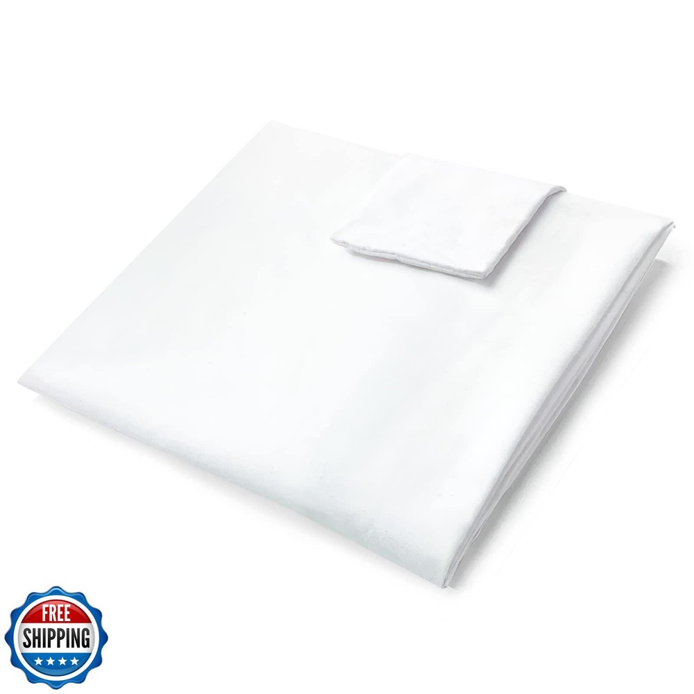 Vekkia Queen Size 60x10x6 Bed Wedge Pillow Replacement Cover Headboard