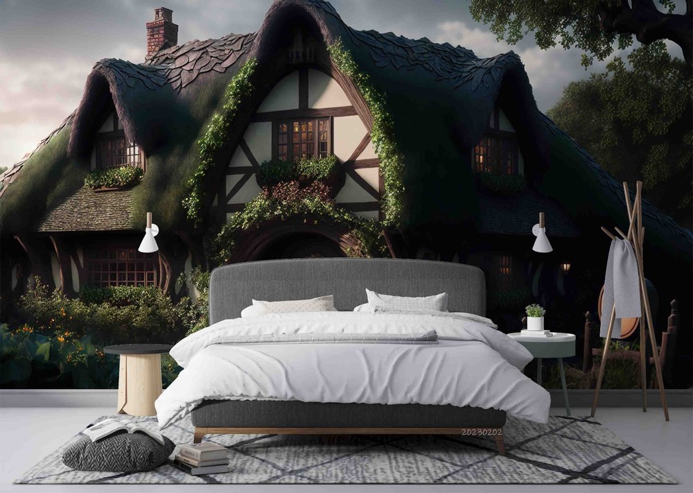 3D Hobbit House Wall Murals Wallpaper Murals Wall Sticker