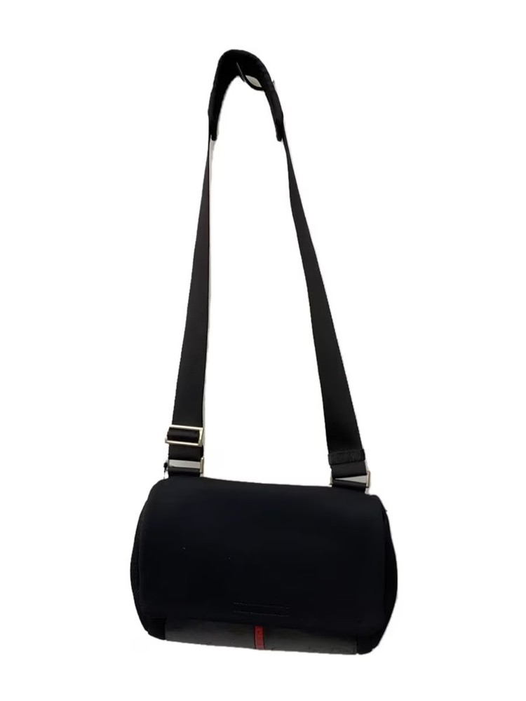 Vintage 2000s Prada Black Shoulder Bag Rare Archive Solid BLK