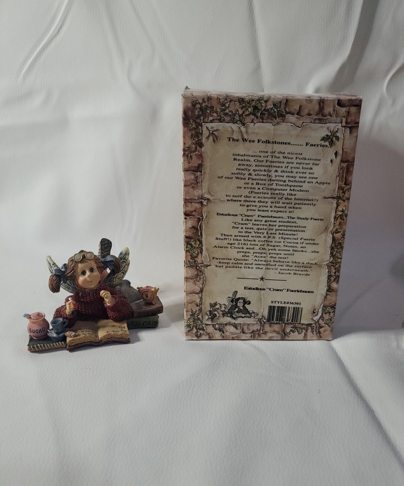Boyds Bears Wee Folkstone Collection Estudious 