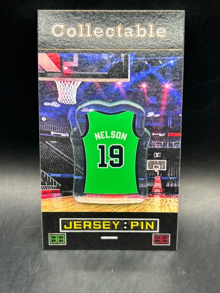 Boston Celtics Don Nelson Vintage Jersey Lapel Pin - Classic NBA Collectible