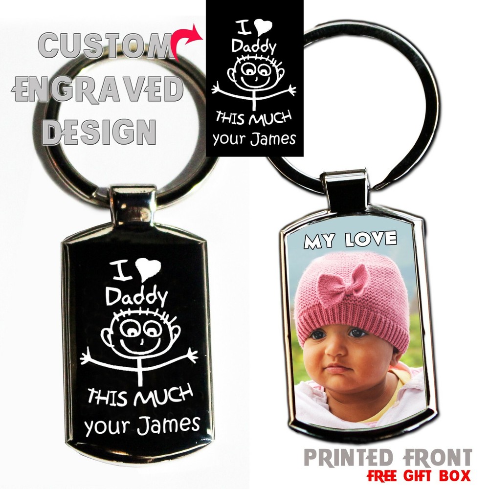 Personalised  collectable Keyring Photo Printed/Engraved Keychain - FLASH SALE!!-image