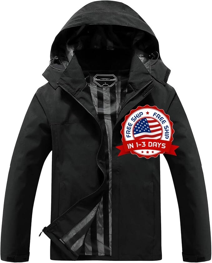 Chaqueta Impermeable Para Hombre Abrigo Con Capucha De Invierno Militar Trabajo